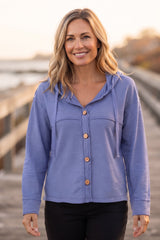 Modal Spandex Cruising Hoodie — white