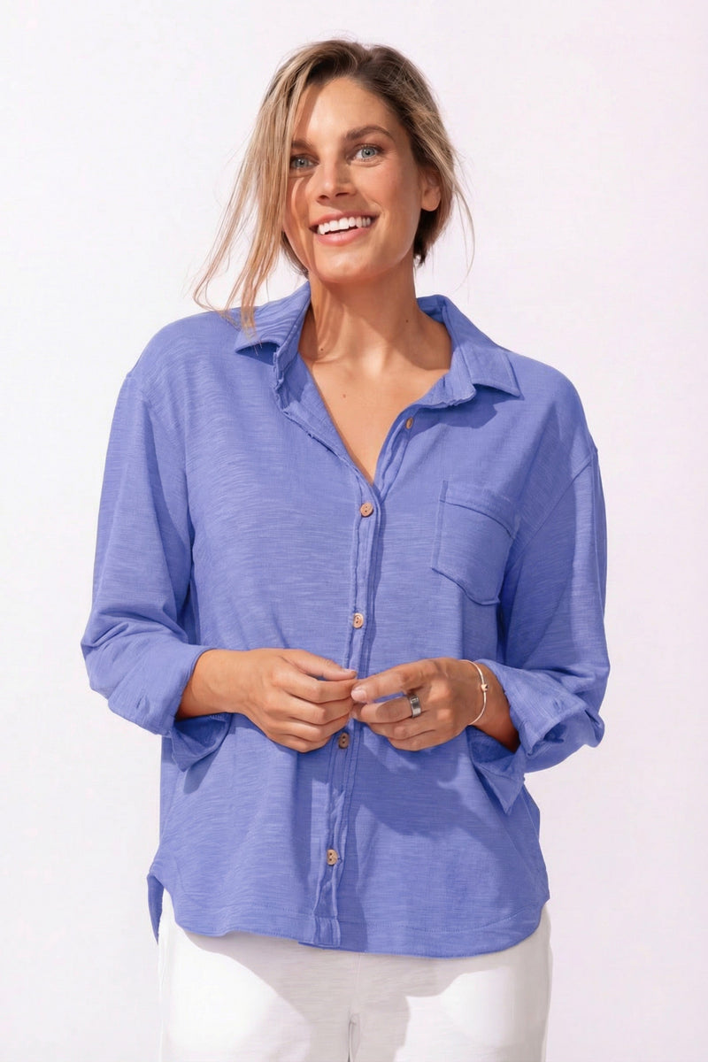 Vacation Top — poppy