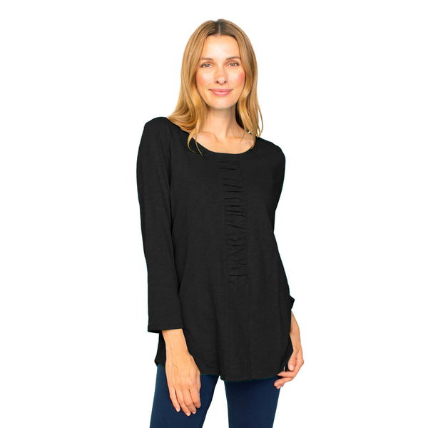 Habitat Peruvian Cotton Pebble Ruched Shaped Tee - 27516