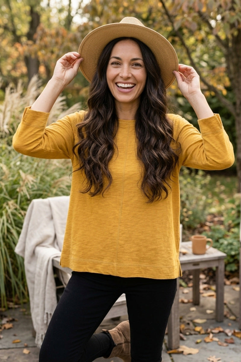 Coverstitch Boatneck Top - 27522