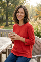 Coverstitch Boatneck Top - 27522