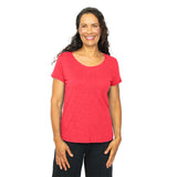 Cotton Pebble Cover-Stitch Tee - 27524