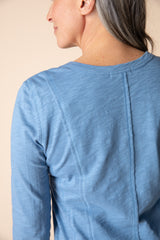 Cotton Pebble Princess Seamed Tee - 27544