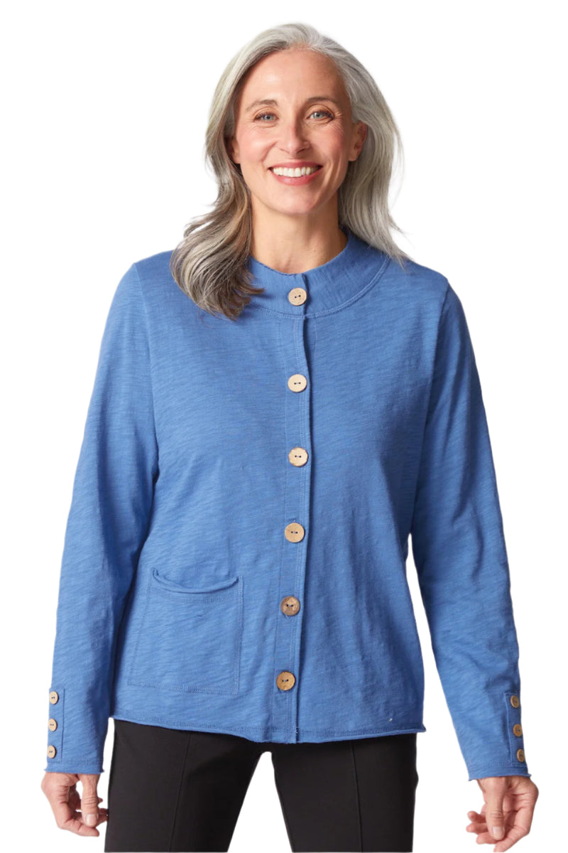 Rolled Neck Cardigan - 27546