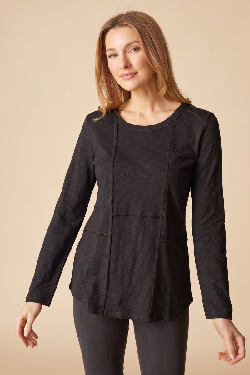 Cotton Pebble Shirttail Tunic- 27553