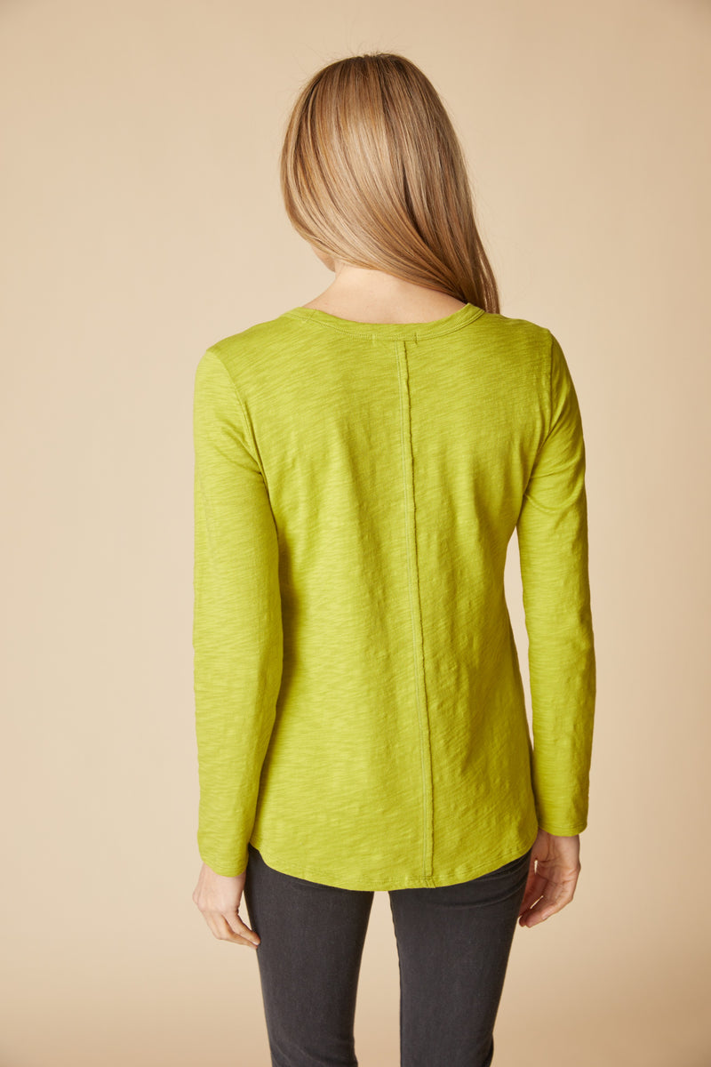 Cotton Pebble Shirttail Tunic- 275553