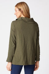 Cotton Pebble Cowl Tunic - 27556