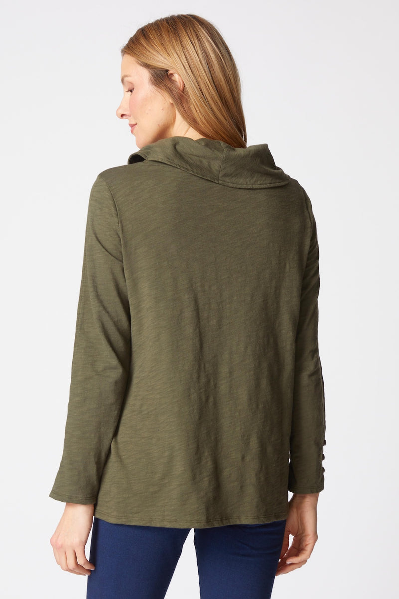 Cotton Pebble Cowl Tunic - 27556