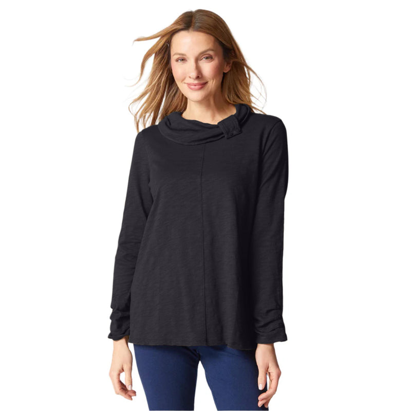 Cotton Pebble Cowl Tunic - 27556