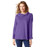 Cotton Pebble Cowl Tunic - 27556