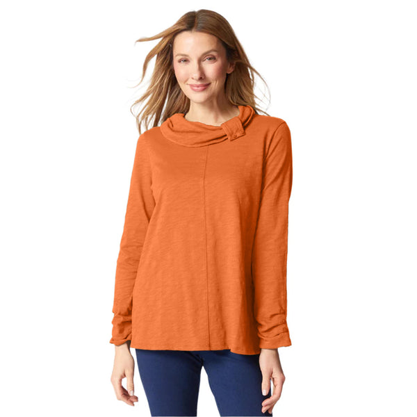Cotton Pebble Cowl Tunic - 27556