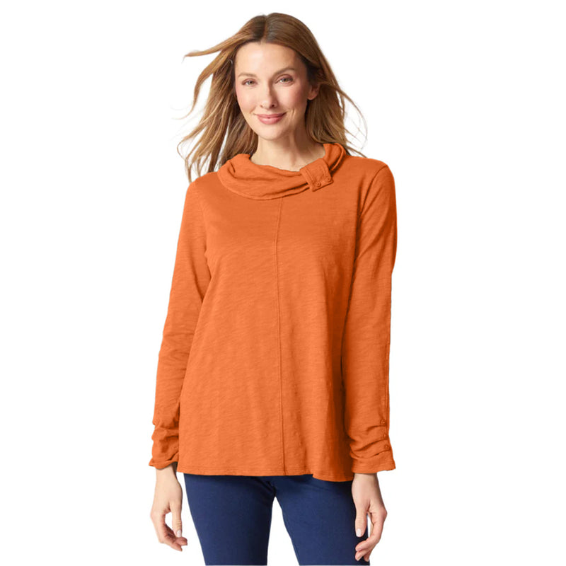 Cotton Pebble Cowl Tunic - 27556