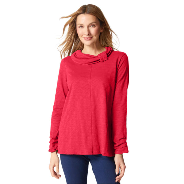 Cotton Pebble Cowl Tunic - 27556