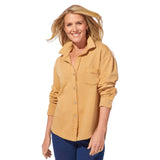 Color Wash Terry Anywhere Shacket - 28095