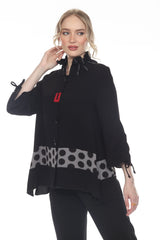 Playful Polka-Dot Shirt/Jacket - 2868