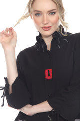 Playful Polka-Dot Shirt/Jacket - 2868