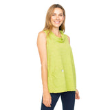 Cascade Cowl-Neck Sleeveless Tunic - 16313