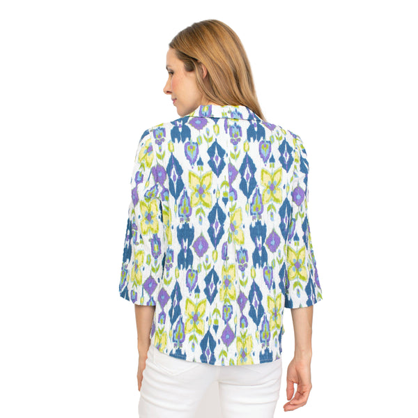 Habitat Ikat Print Shirt in Garden/Multi - 40938-GDN - Size S Only!