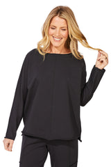 Ocean Front Terry Relaxed Roll Neck - 30135