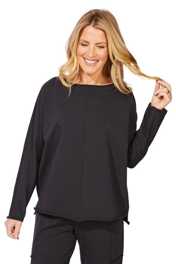 Ocean Front Terry Relaxed Roll Neck - 30135