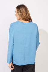 Ocean Front Terry Relaxed Roll Neck - 30135