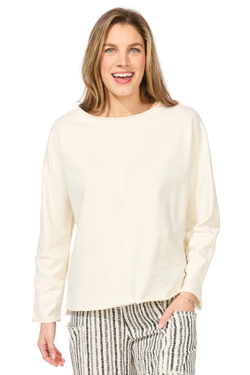 Ocean Front Terry Relaxed Roll Neck - 30135