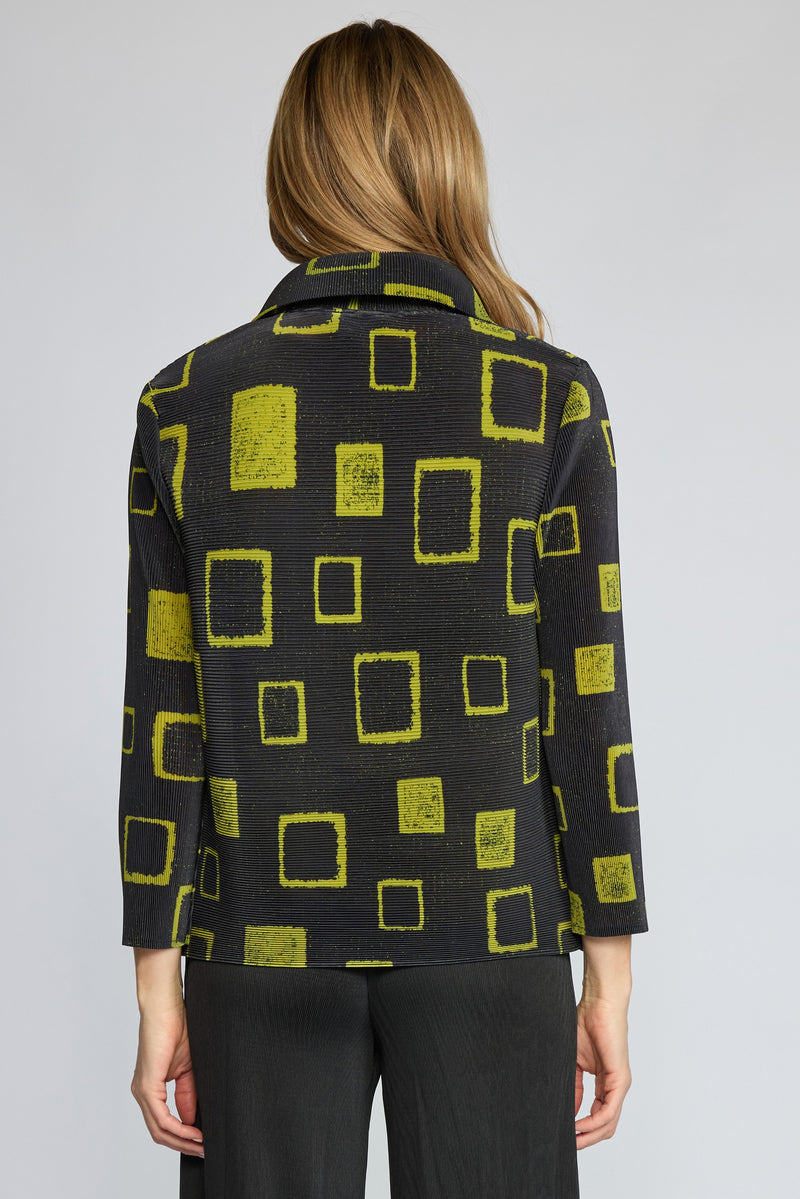 Print Night Out Jacket by Olivia by Habitat in Pear