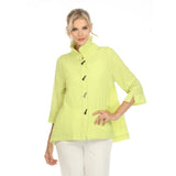 Textured Blouse/Jacket in Lime - 3075SOL