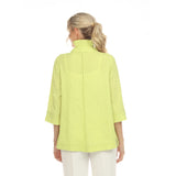 Textured Blouse/Jacket in Lime - 3075SOL