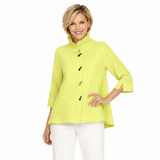 Textured Blouse/Jacket in Lime - 3075SOL