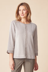 Habitat Seamed Pullover - Dove - image 2