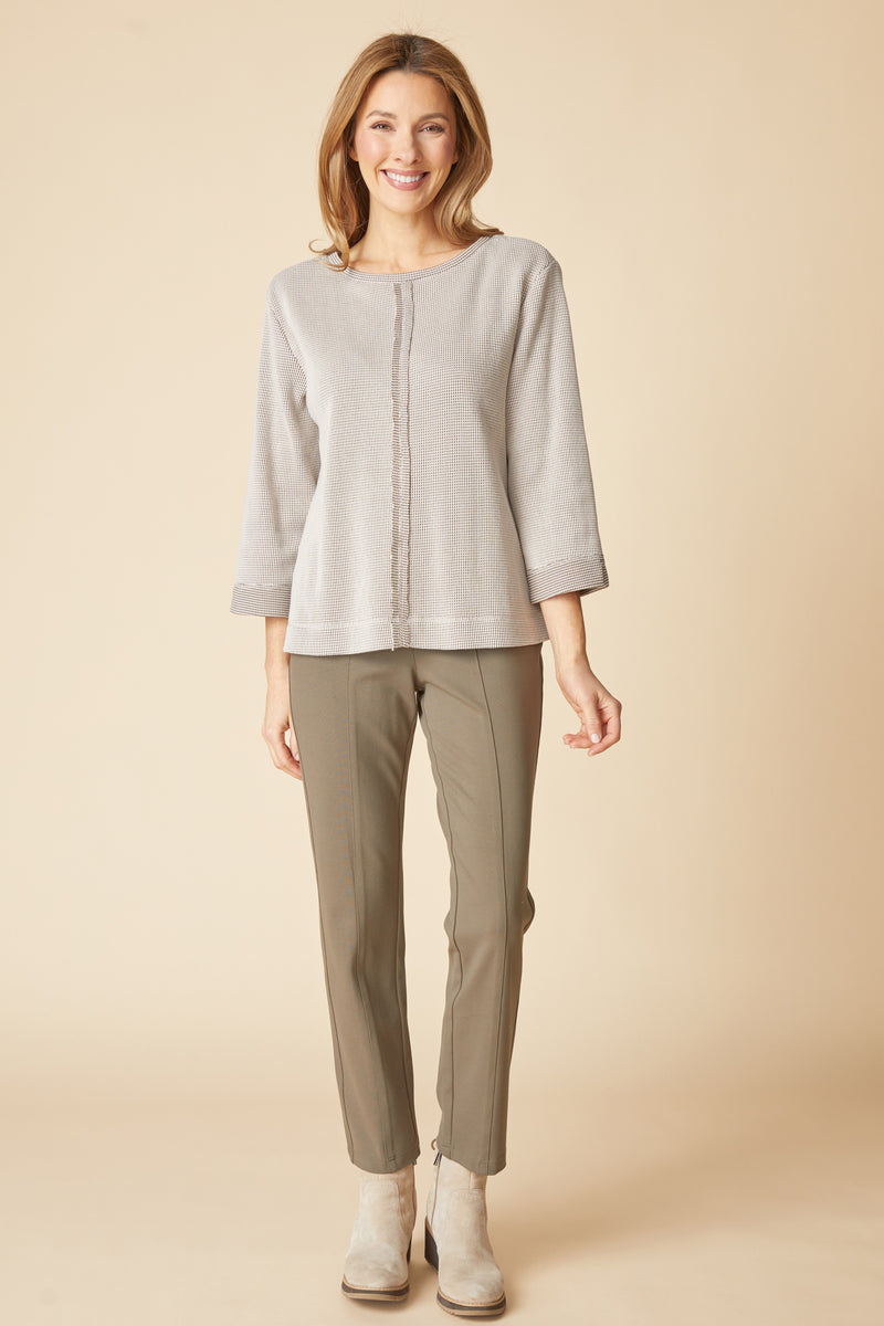 Habitat Seamed Pullover - Dove - image 4