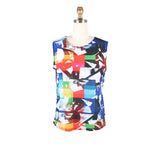 Vibrant Abstract-Art-Print Twin Set - 31424 - Size M Only!