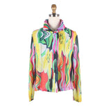 Vibrant Jacket & Shell in a Bold Citrus Print - 31426 - Size M Only!