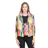 Vibrant Jacket & Shell in a Bold Citrus Print - 31426 - Size M Only!