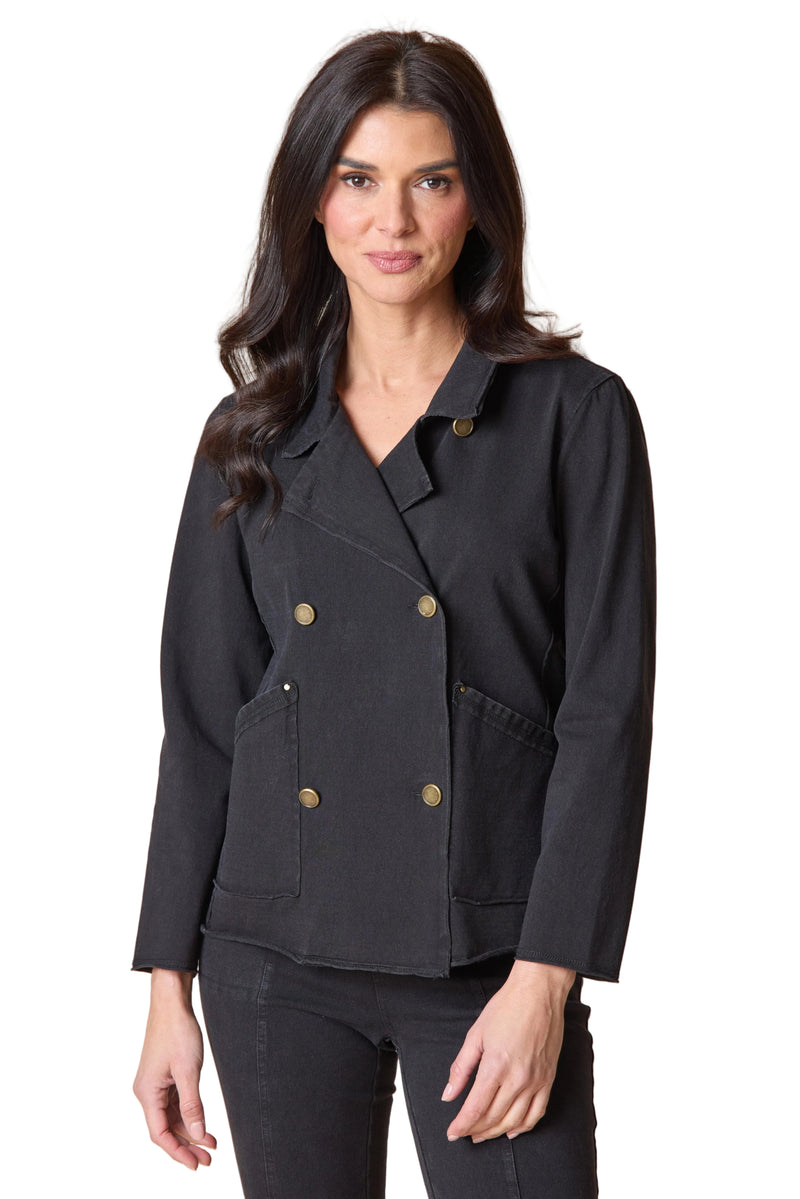 Habitat Double Breasted Jacket - Black - image 1