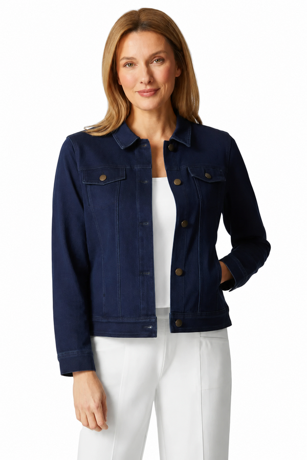 Soft Stretch Jean Jacket - 31520
