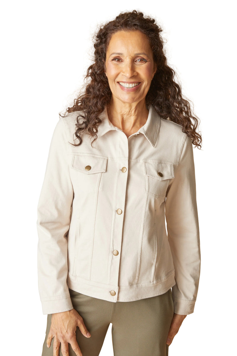 Soft Stretch Jean Jacket - 31520