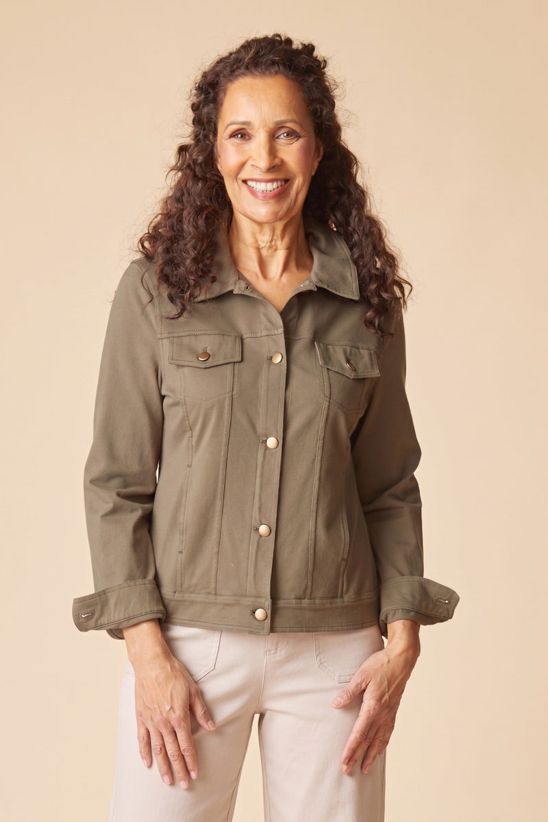 Soft Stretch Jean Jacket - 31520