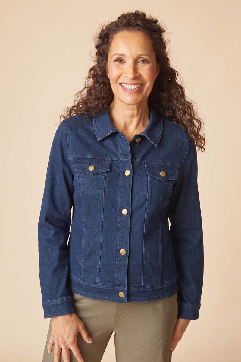 Soft Stretch Jean Jacket - 31520