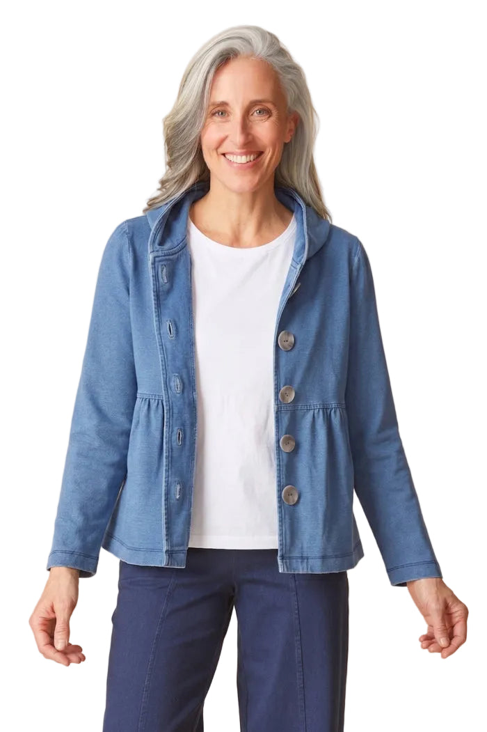 Shirred Hoodie - 31525