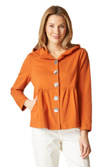 Shirred Hoodie - 31525