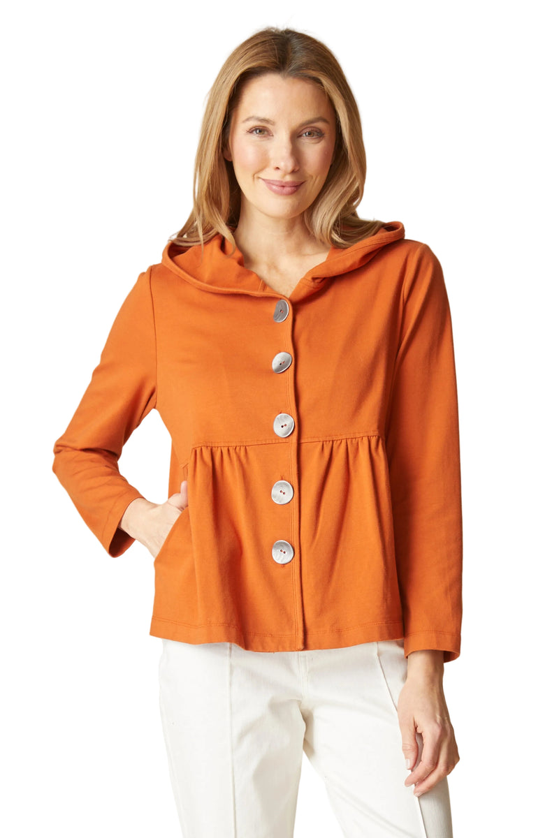 Shirred Hoodie - 31525