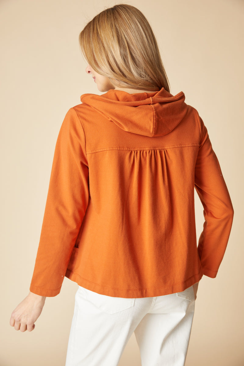 Shirred Hoodie - 31525
