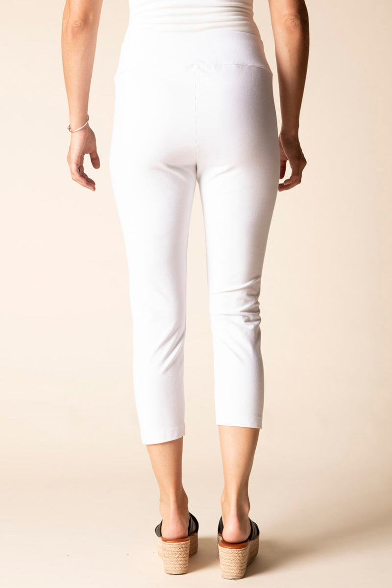 Stonewash Cotton Spandex Crop Legging Pant - 31565