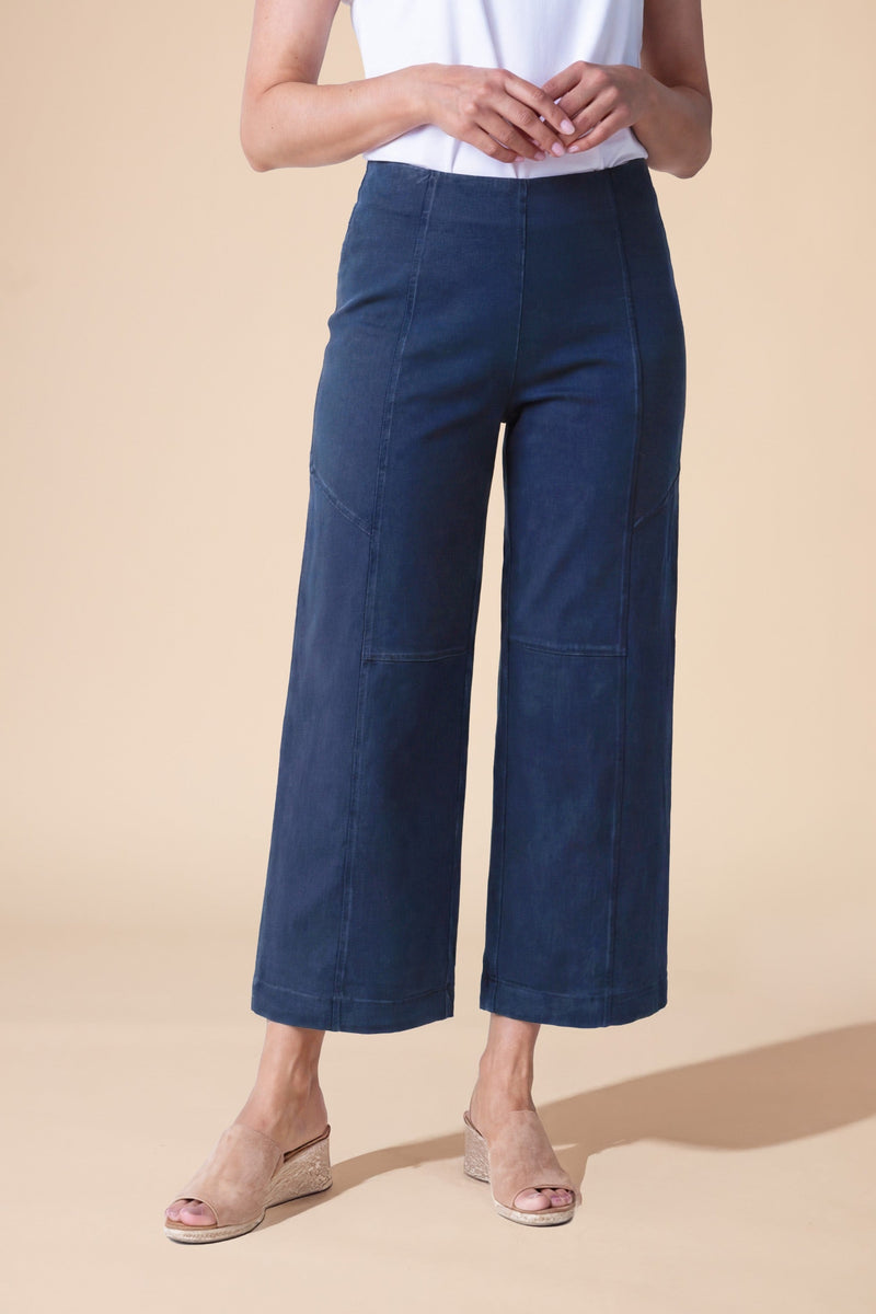Stonewash Knit Flood Pant - 31567