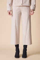 Stonewash Knit Flood Pant - 31567