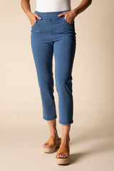 Stonewash Capri Knit Jean - 31569