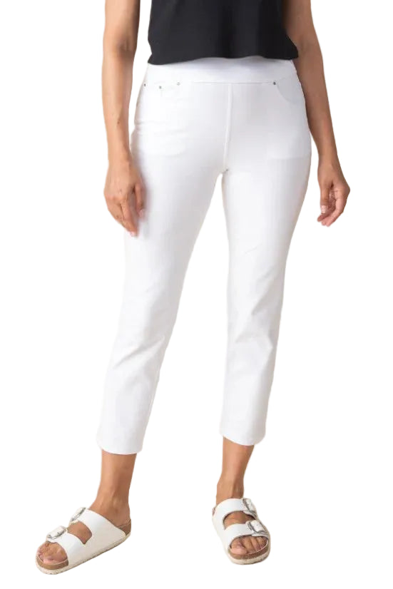 Stonewash Capri Knit Jean - 31569