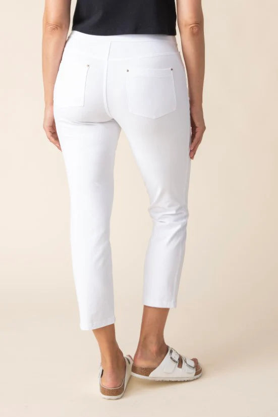 Stonewash Capri Knit Jean - 31569